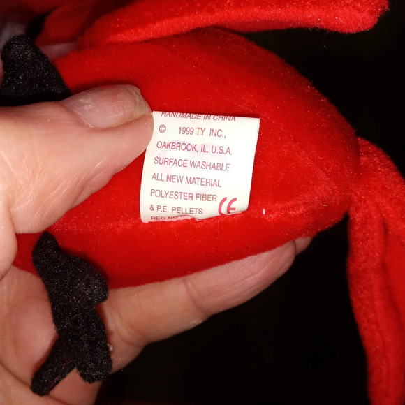 Mac the cardinal original retired beanie baby with tag errors - Picture 2 of 9